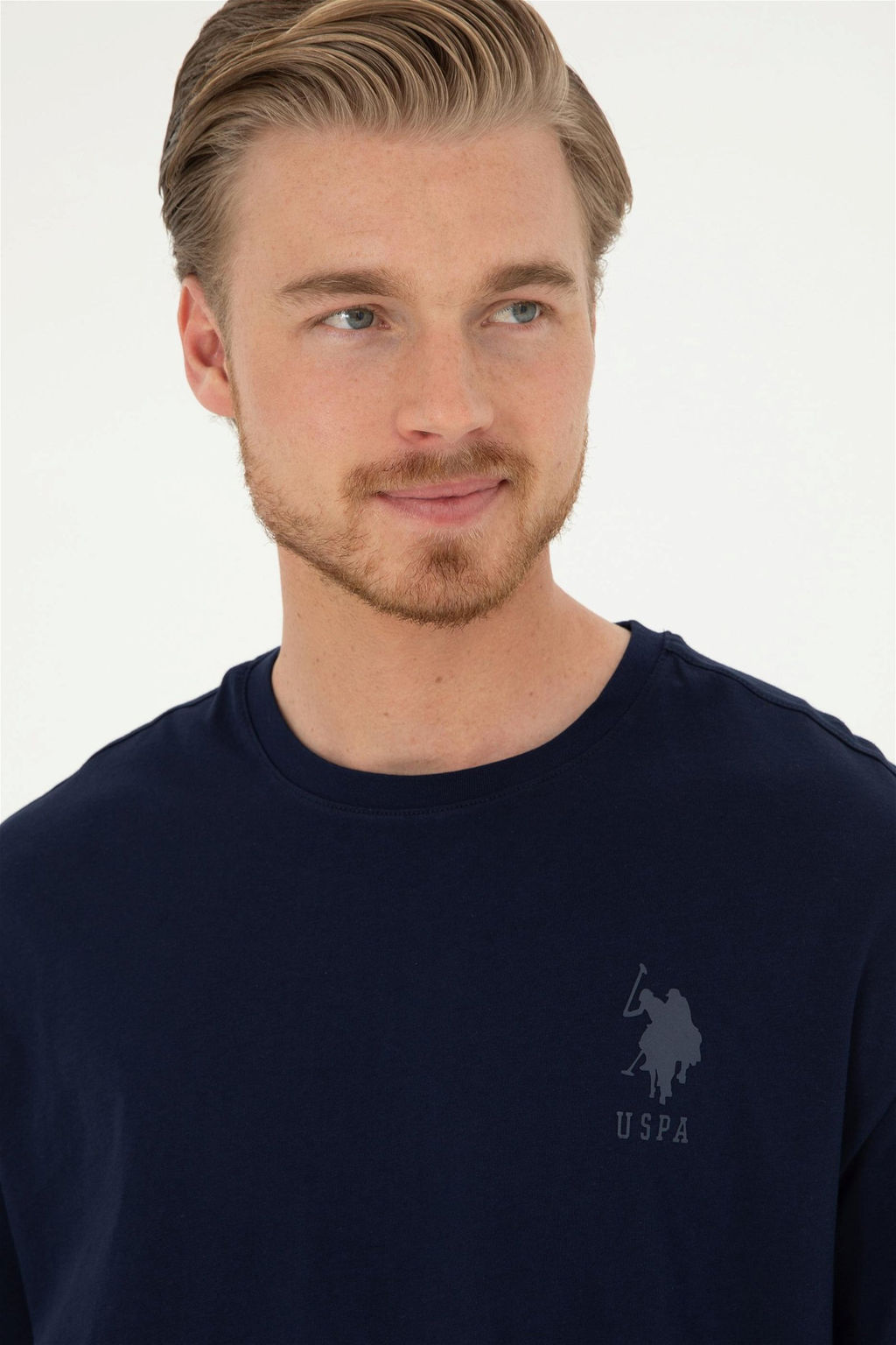 Мужская темно-синяя футболка Неожиданная скидка в корзине - U.s. polo assn фото 2
