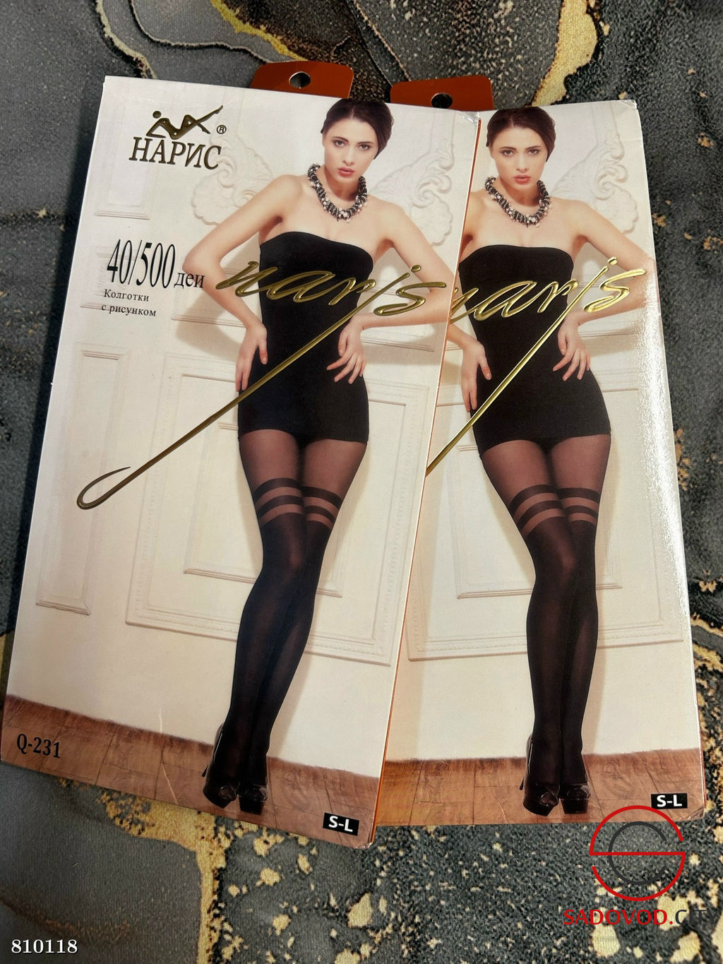 Колготки женский (имитация чулков) - Bruno фото 3