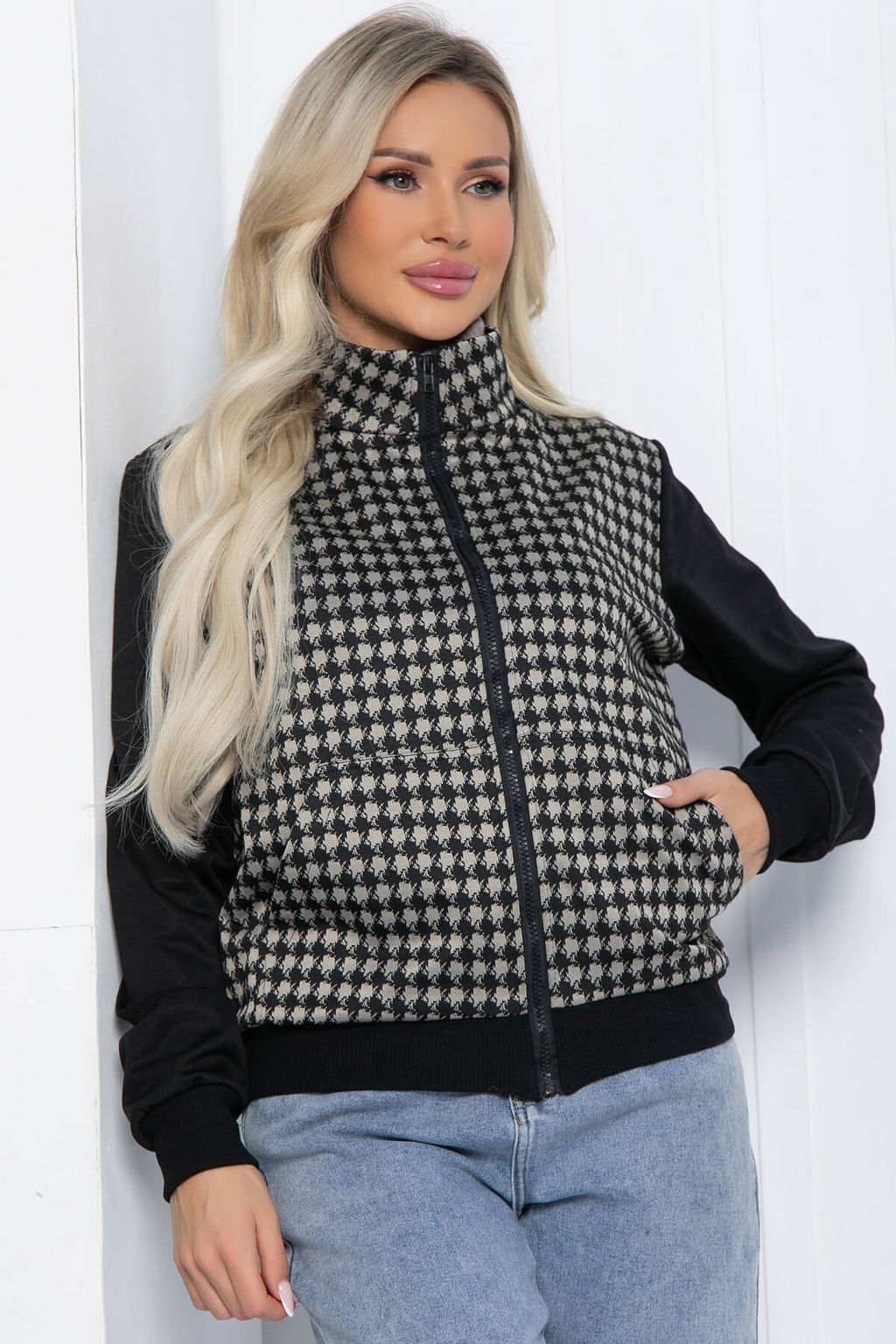 Жакет Энергия (черно-бежевый) Б12493-24 - Lt collection фото 3