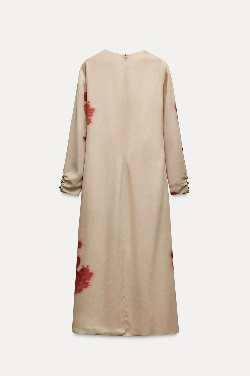 ZW COLLECTION FLORAL PRINT DRESS - Zara фото 9