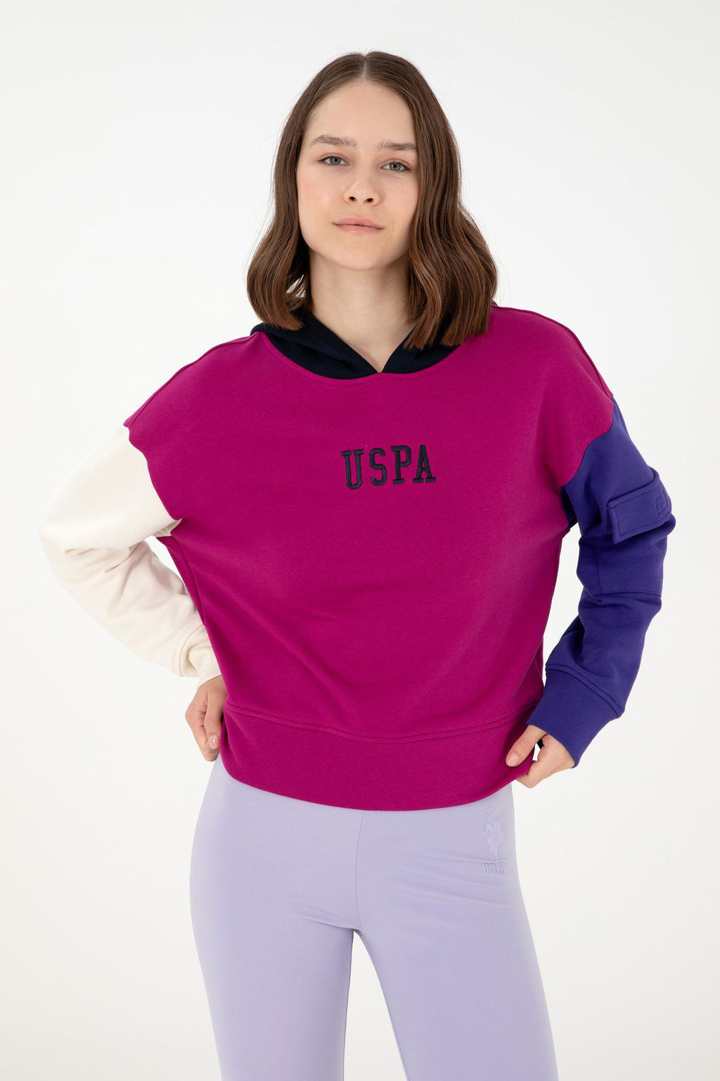 Женский свитшот цвета фуксии Неожиданная скидка в корзине - U.s. polo assn фото 10