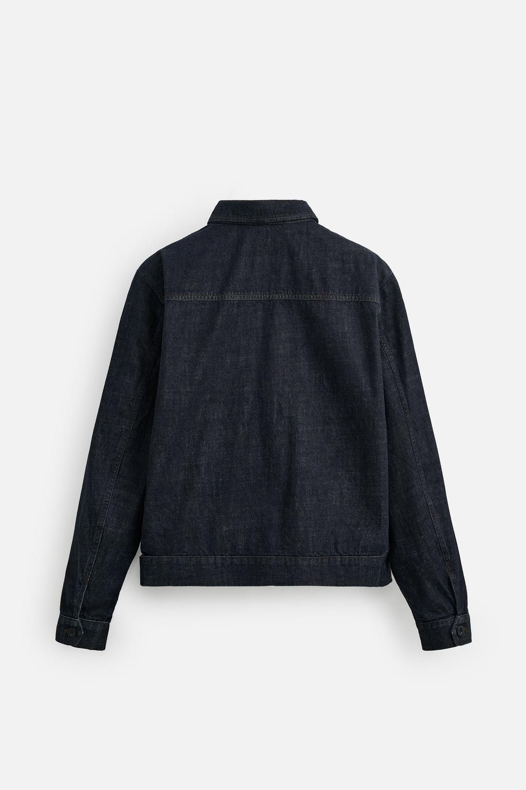 SELVEDGE DENIM OVERSHIRT - Zara фото 10