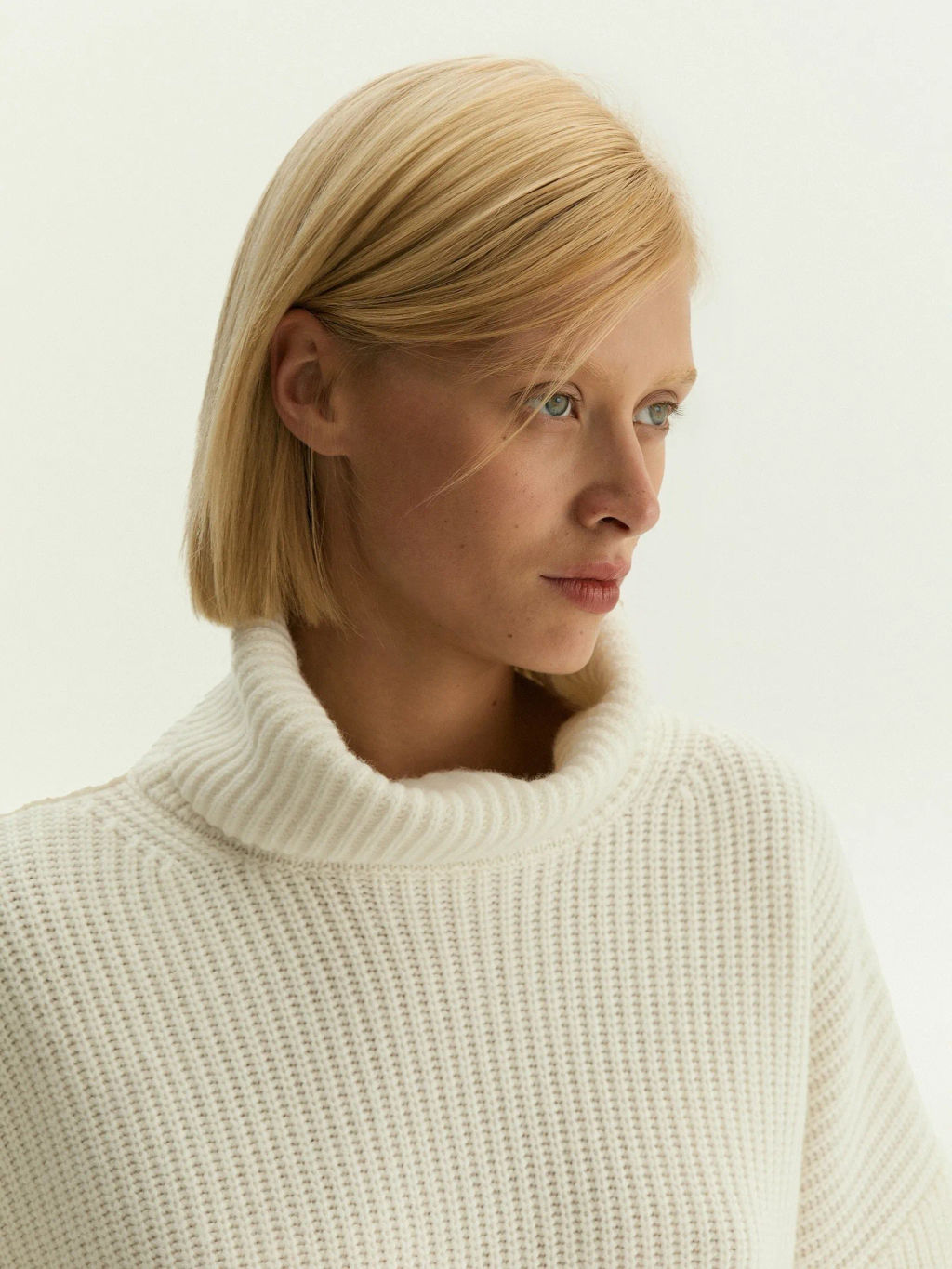 Свитер с высоким воротником из смесовой шерсти, B3042/veluma - Emka фото 3