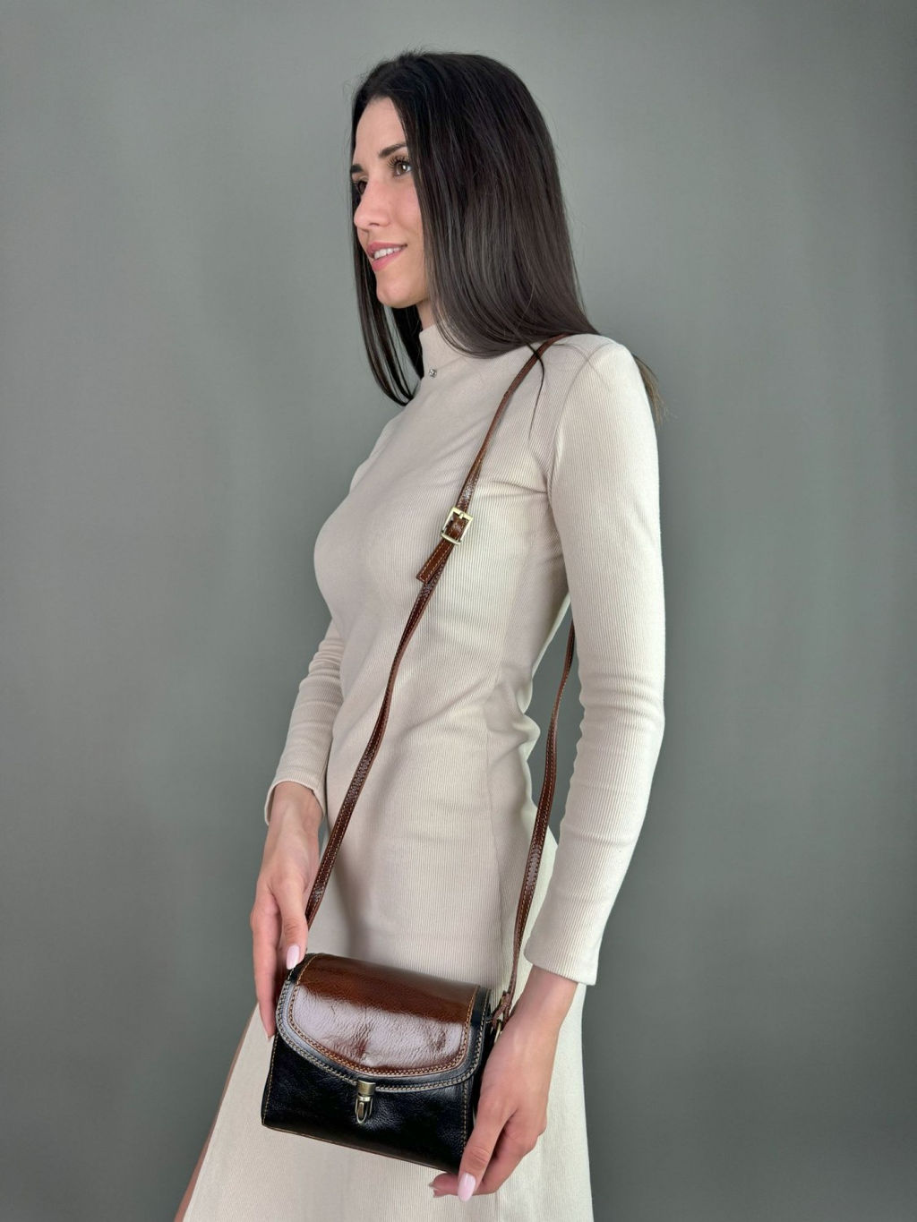 Сумка женская из телячьей кожи