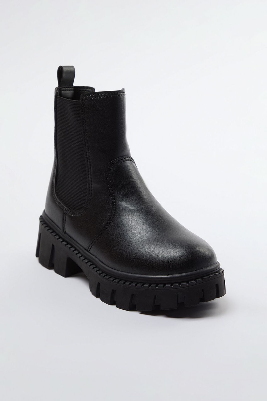 Trendyol Shoes Siyah Lastikli Buyuk K?z Cocuk Chealsea Kids Bot TAKAW25BO00039 - Trendyolmilla фото 5