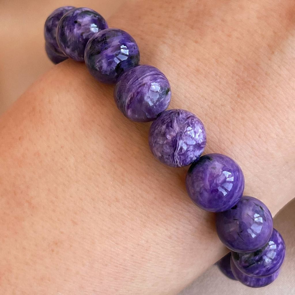 Браслет из Чароита 18 см - Радуга самоцветов фото 2