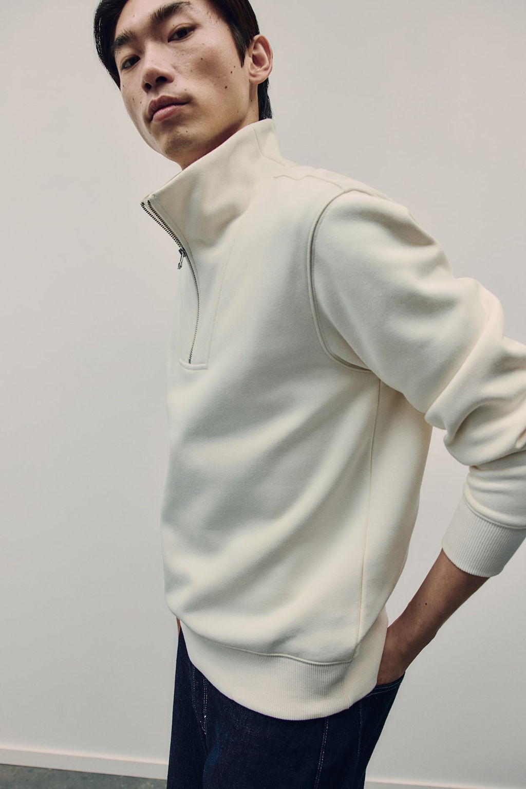 Sudadera con media cremallera Regular Fit