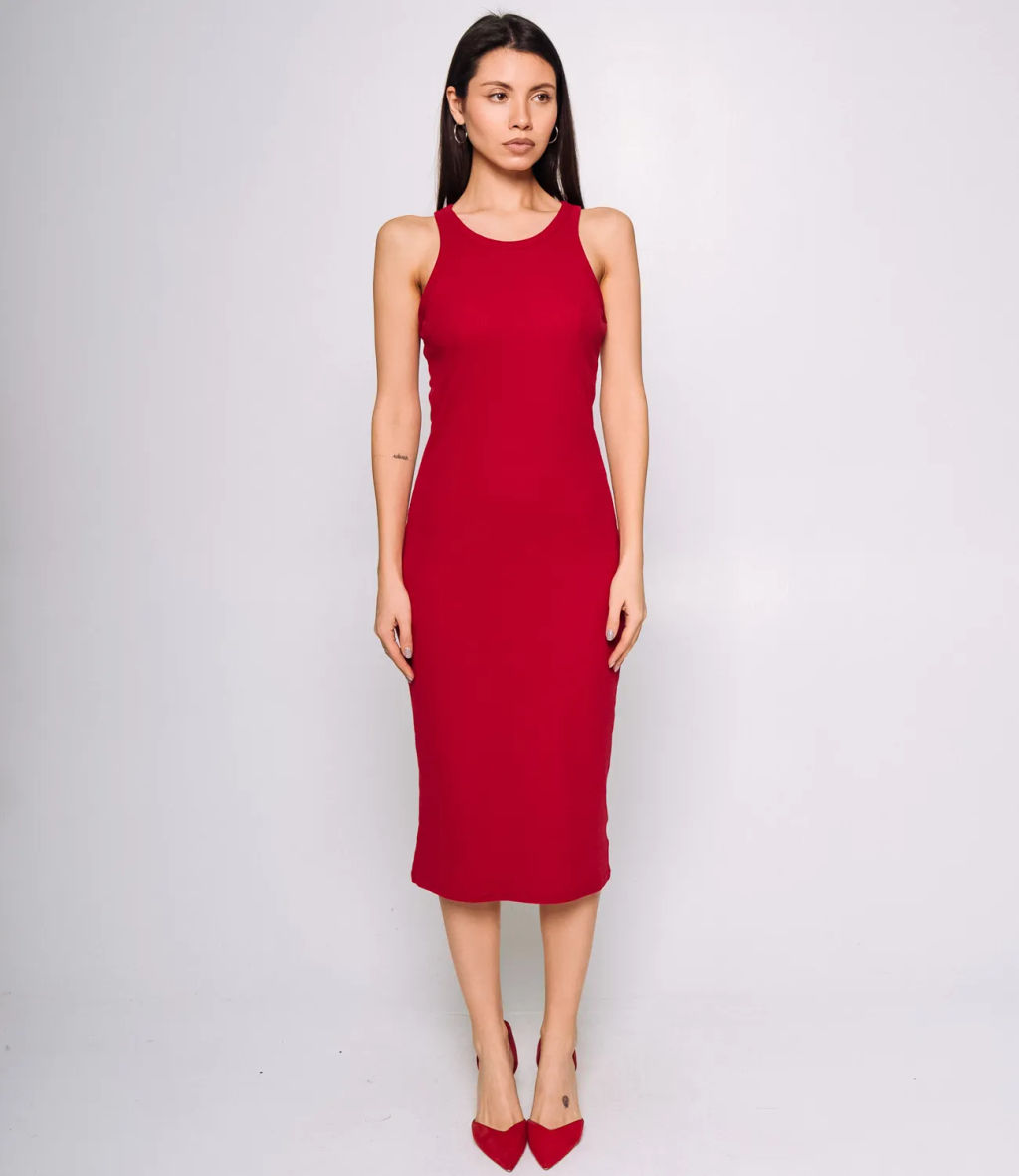 Платье #КТ2263 (1), бордовый