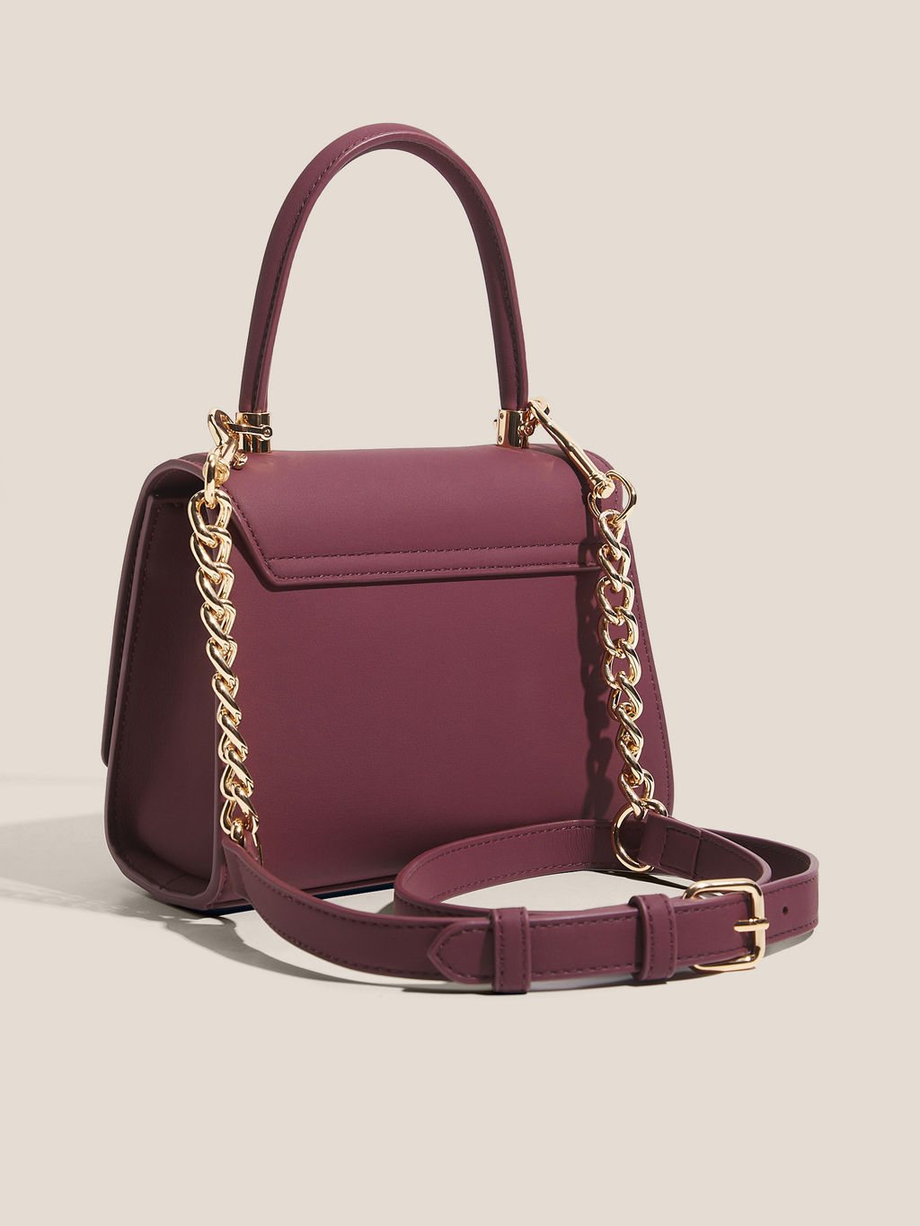 Женская сумка с ручкой LOVE MOSCHINO BOLD LOVE Артикул 4560956, винный  фото 3