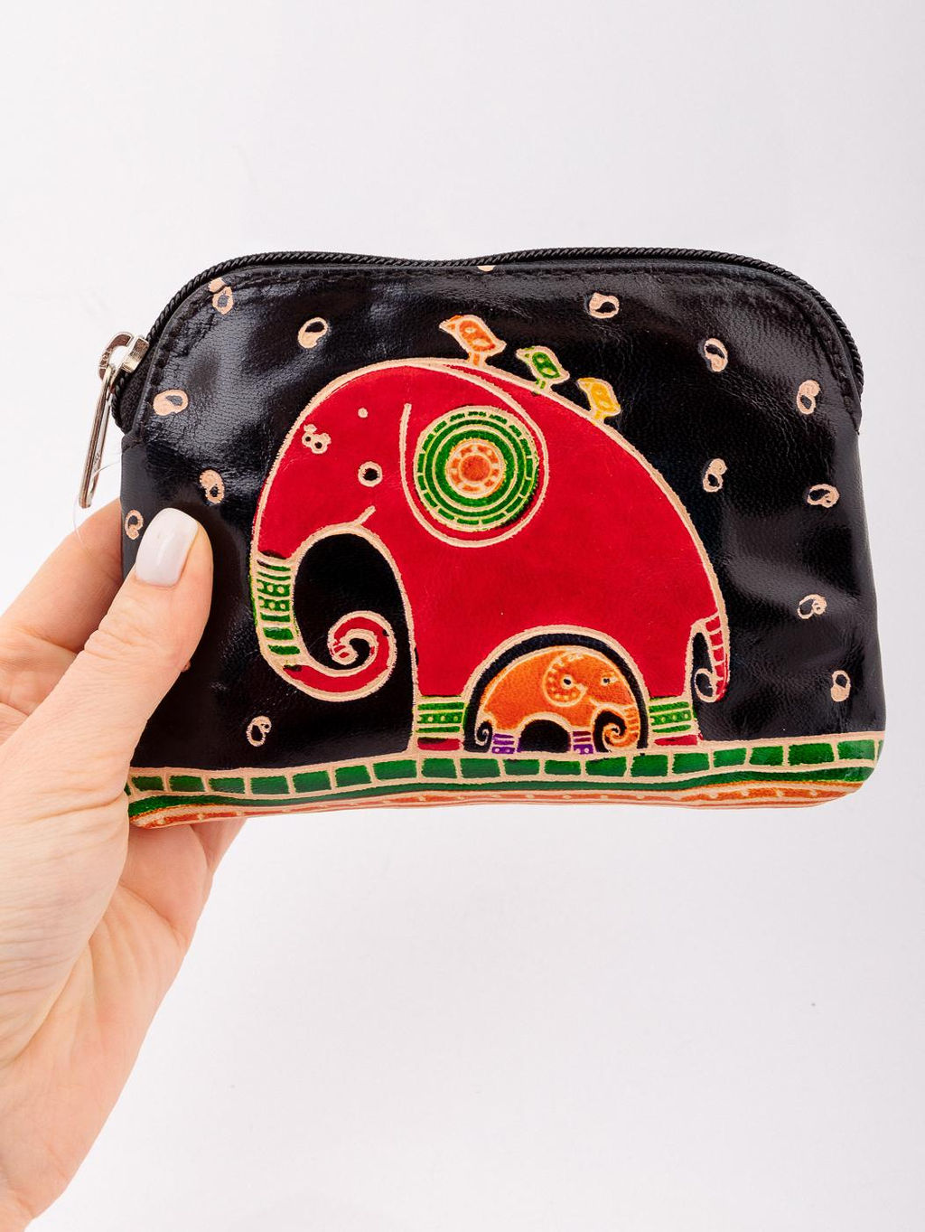 Косметичка  Слон (кожа) набор из 3-х № 0644/3 - Ганг фото 3