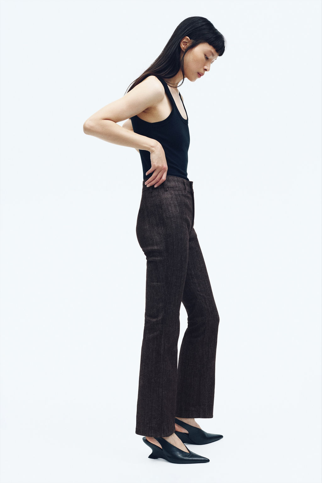Flared High Ankle Jeans - H&m фото 5