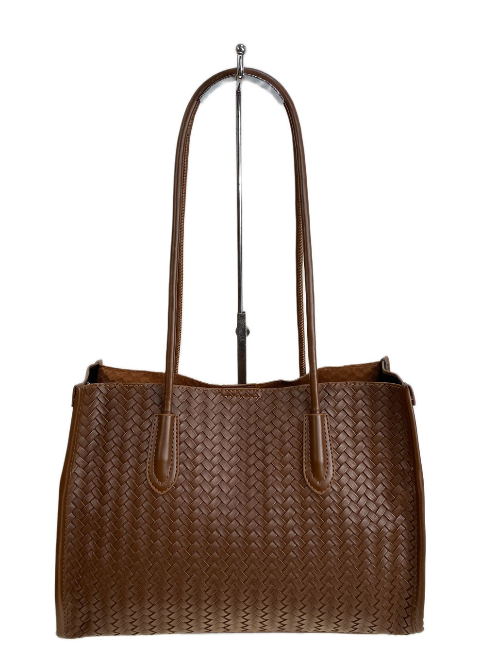 Женская сумка из искусственной кожи, цвет шоколад - Greta фото 2