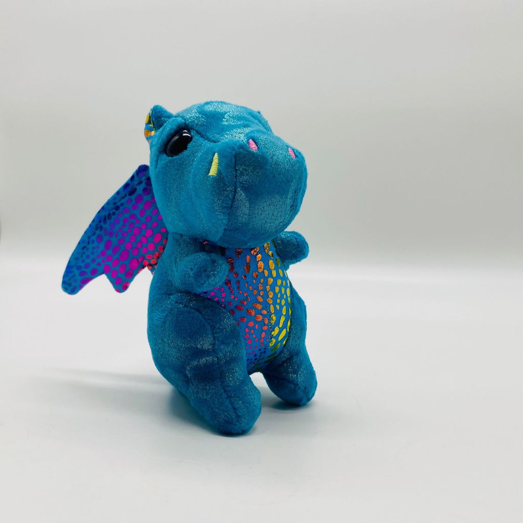 Мягкая игрушка брелок Дино с цветными чешуйками 13 см в ассортименте - Storyland фото 17
