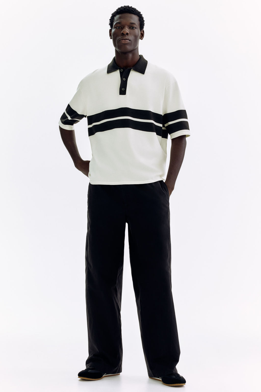 Polo de punto Loose Fit - H&m фото 4