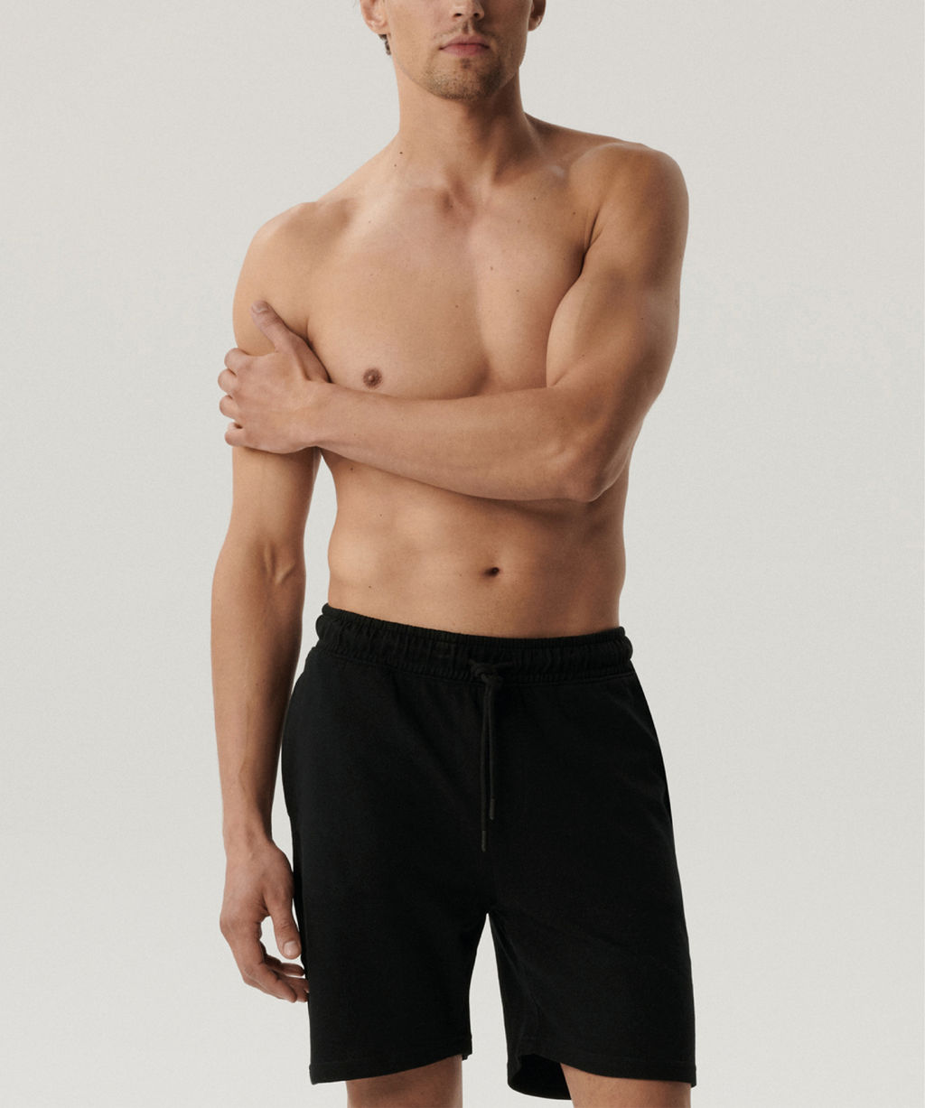 ATLANTIC HMB-005 Спортивные шорты мужские French Terry черный