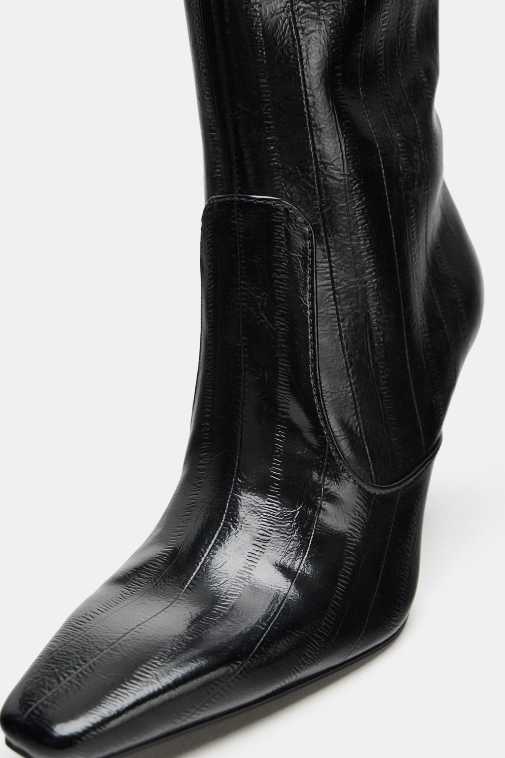 ENGRAVED HEEL BOOTS - Zara фото 6