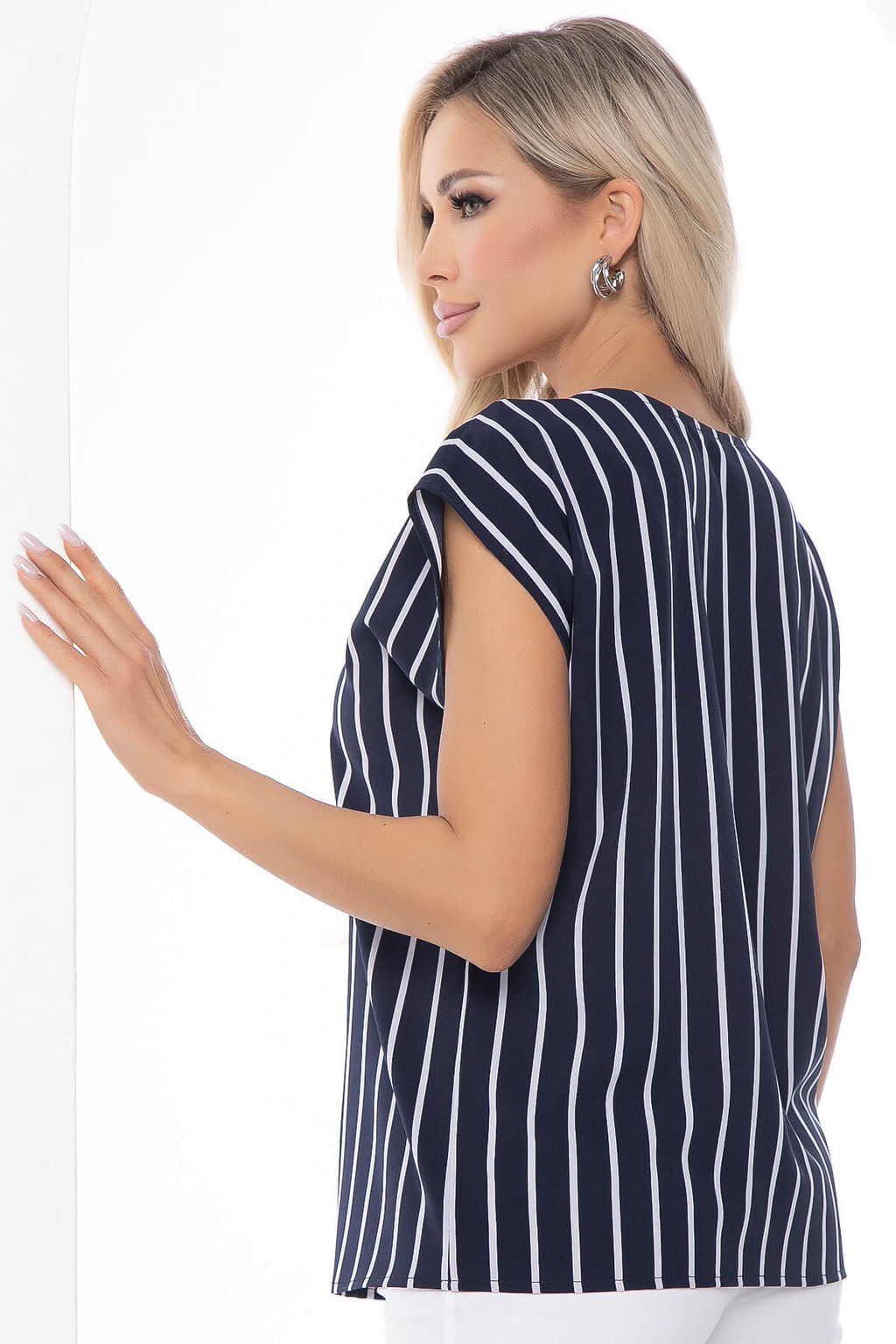 Блуза Стейси (синяя) Б10004 - Lt collection фото 2