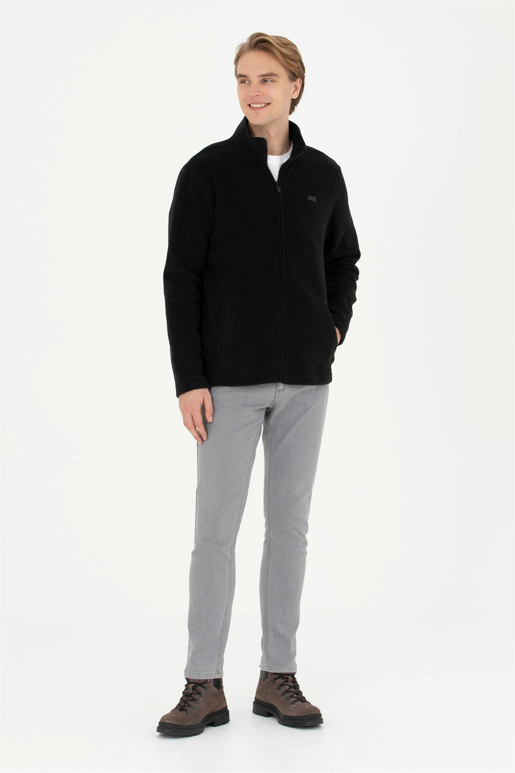 U. S. Polo Assn / Мужской черный вязаный кардиган - U.s. polo assn фото 4