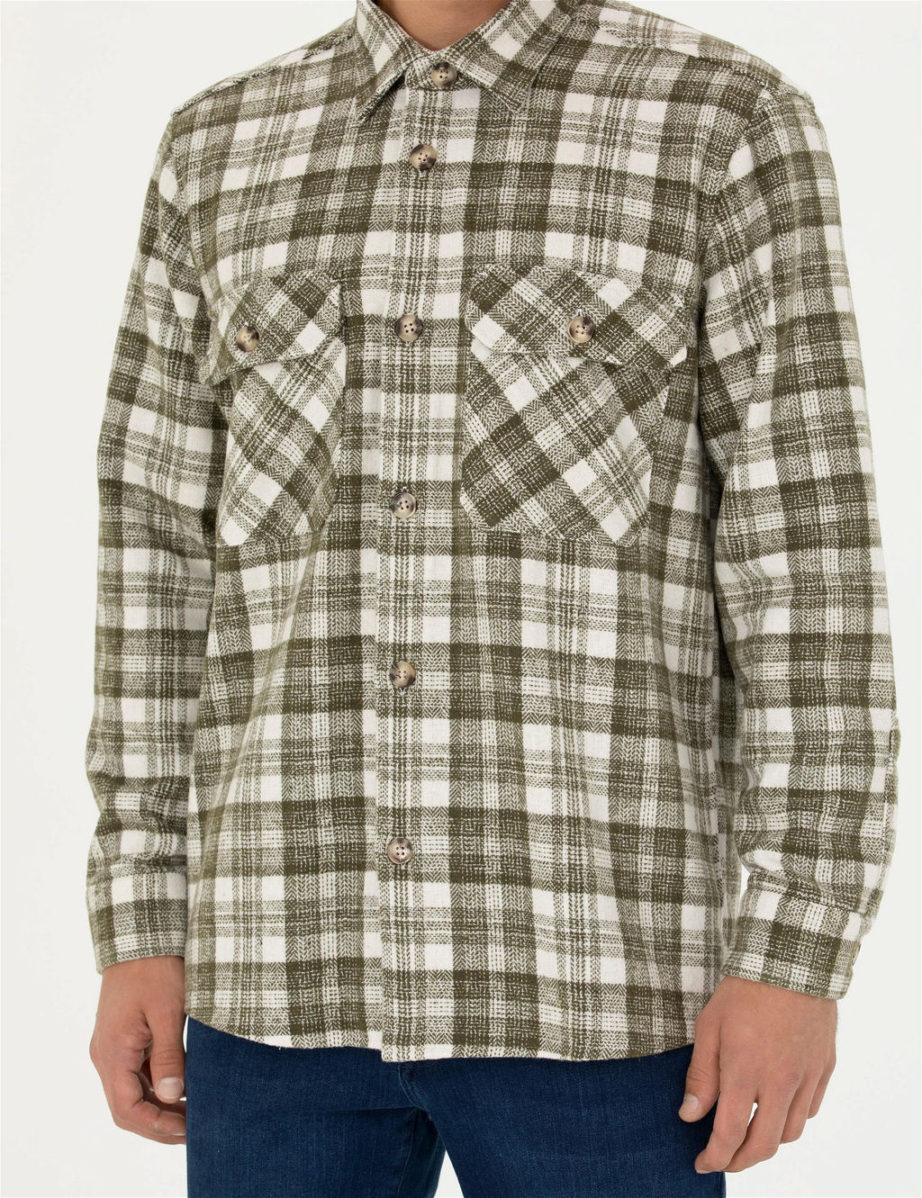 Haki Oduncu Oversize G_mlek - Pierre cardin фото 6