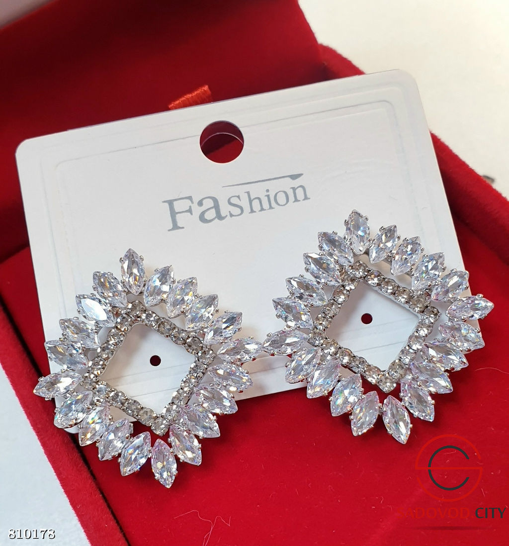 Серьги с кубическим цирконием - Bruno фото 4