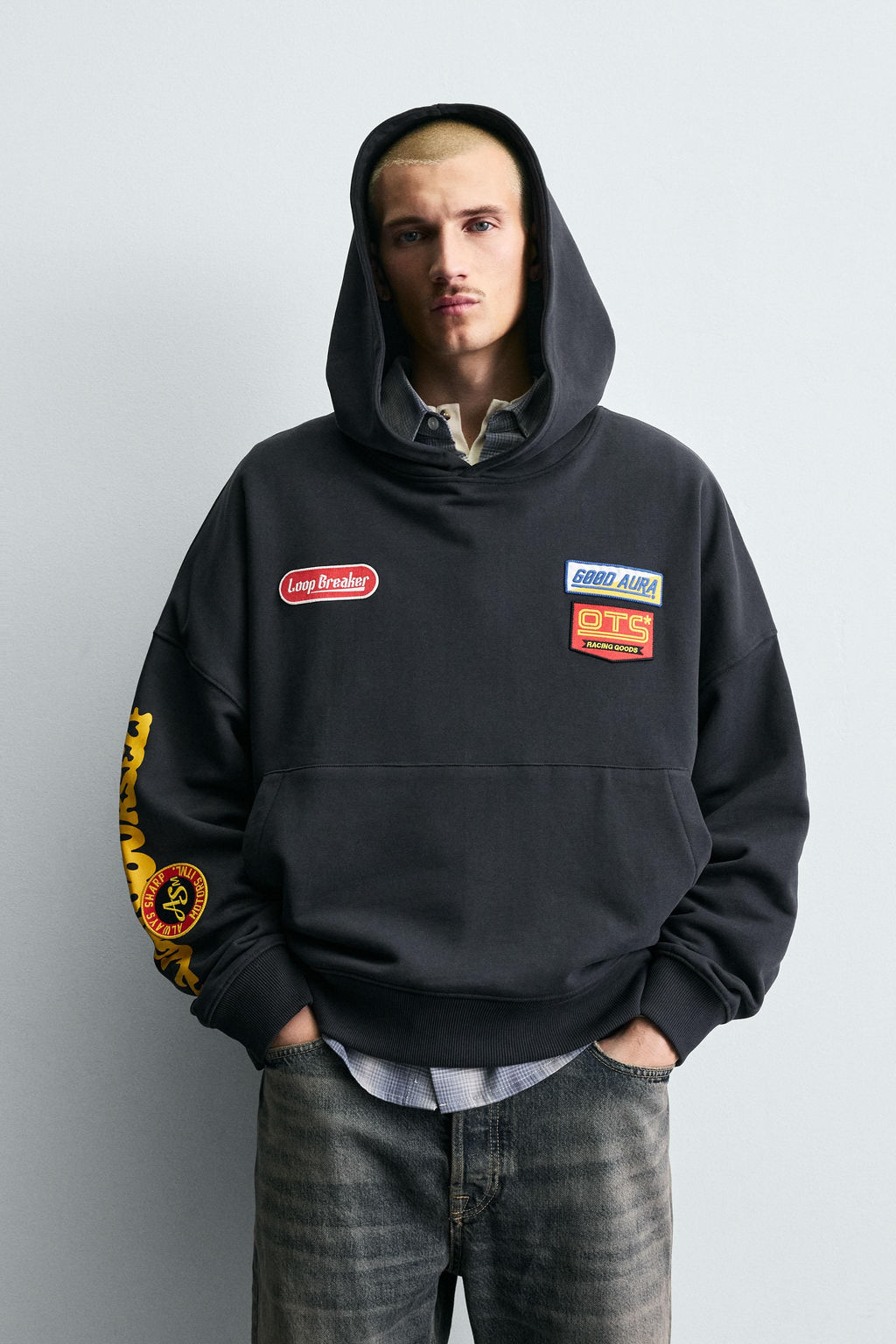 COMBINED PATCH HOODIE