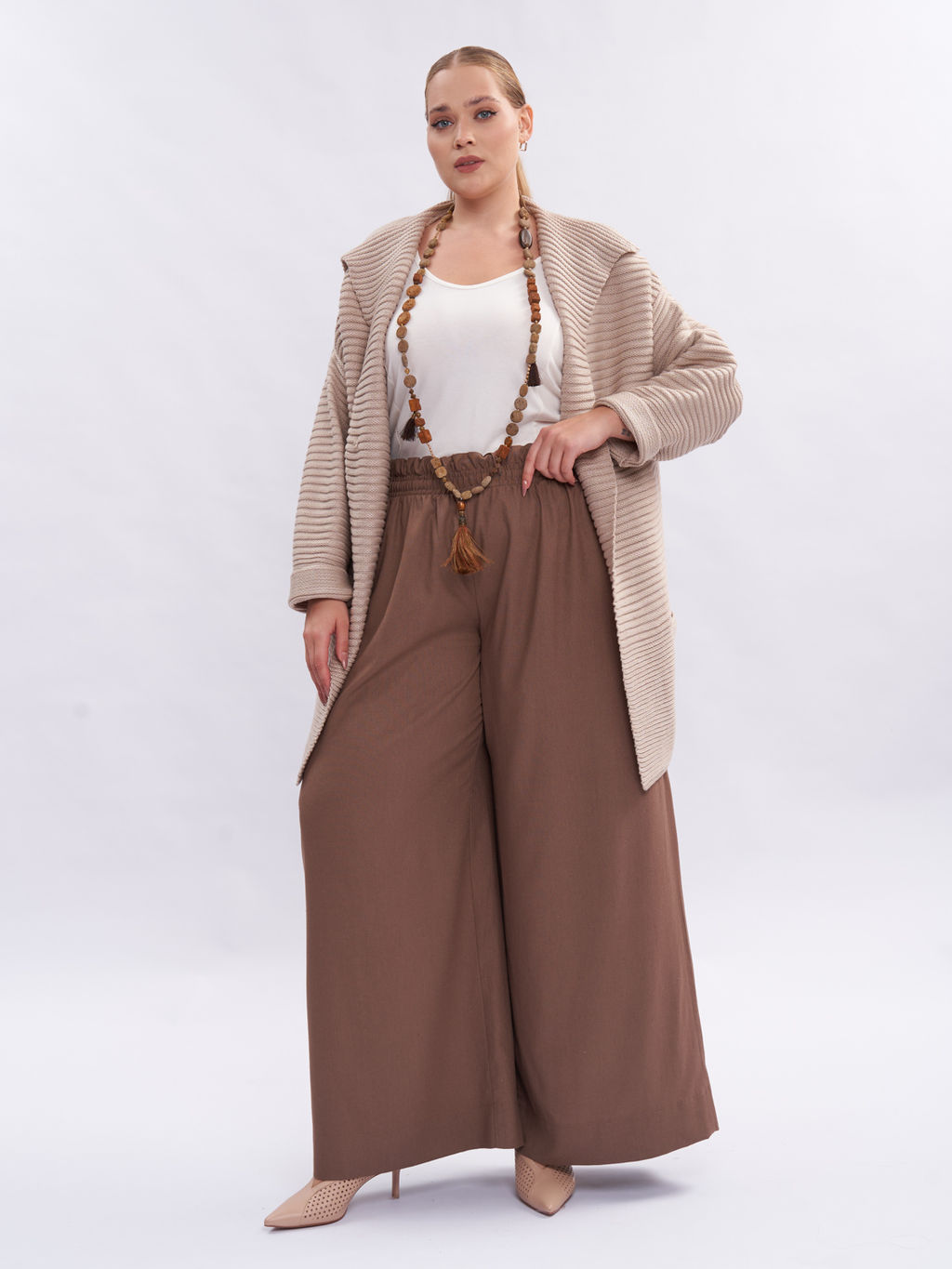 Кардиган вязаный GA56667WHT03