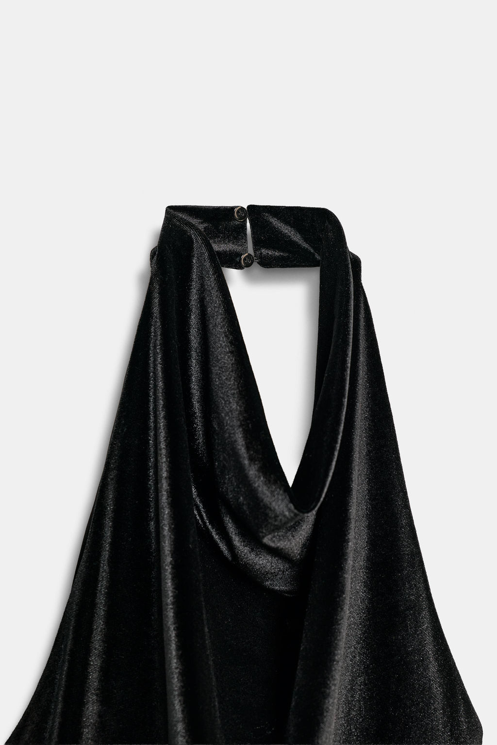 VELVET LACE MIDI DRESS - Zara фото 9