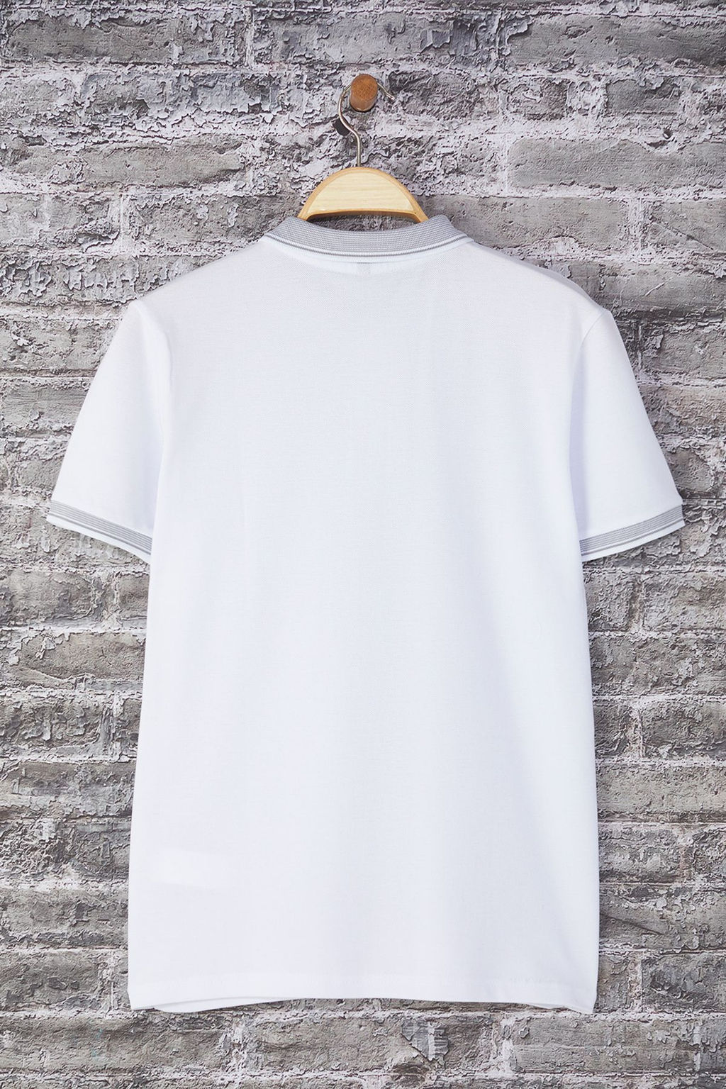 TRENDYOL MAN Beyaz Regular/Normal Kesim Polo Yaka T-shirt TMNSS25PO00033 - Trendyolmilla фото 9