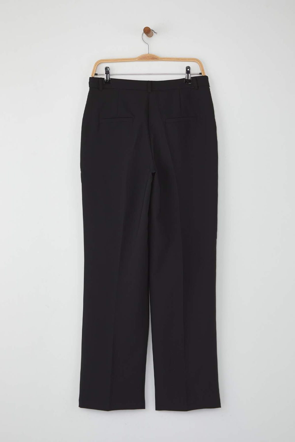 Wardrobe Essentials Koyu Kahverengi Icten Bel Ayarlamal? Genis Paca Pantolon | TWOAW26PL00028 - Trendyolmilla фото 7