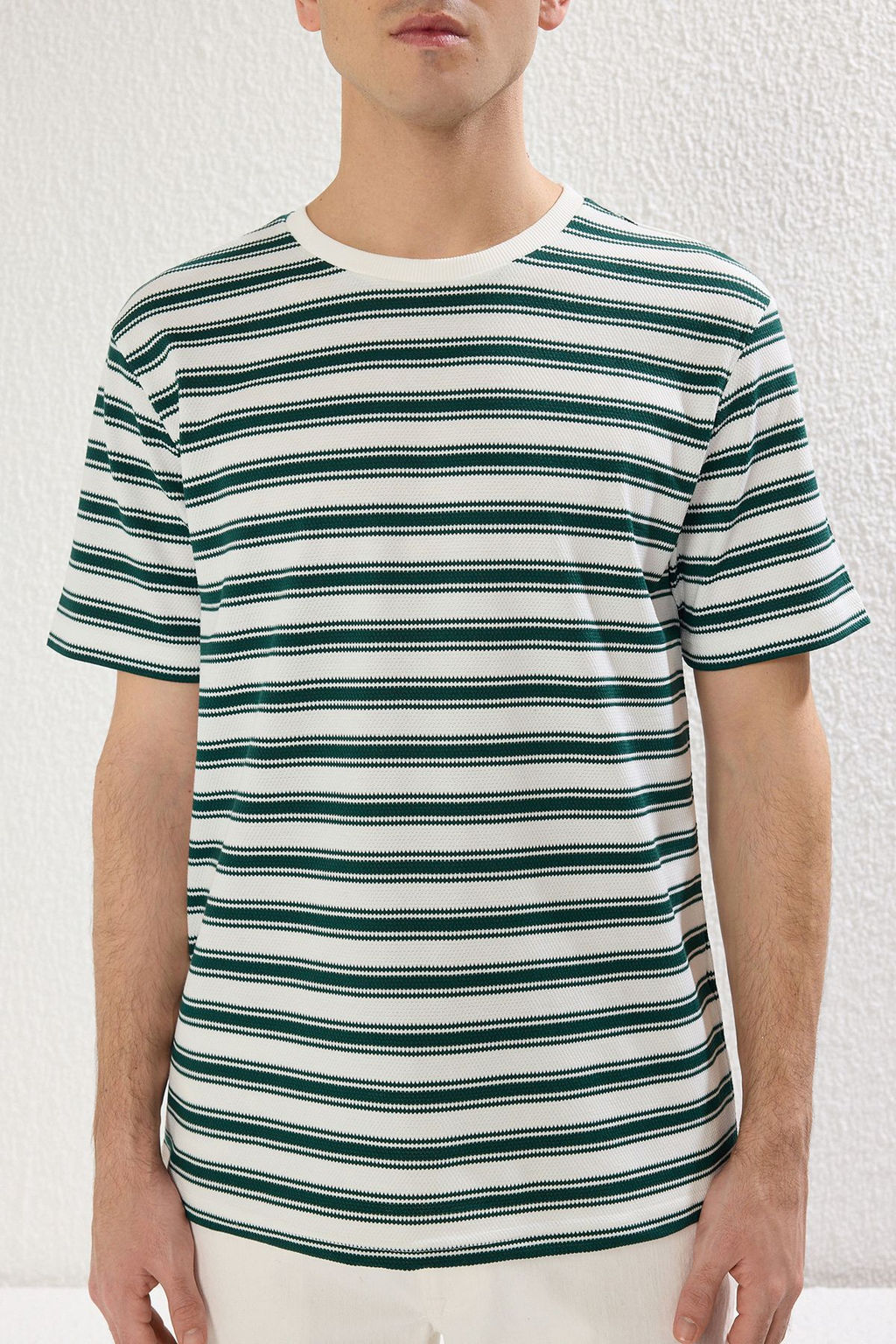 TRENDYOL MAN Cok Renkli Regular/Normal Kesim Dokulu T-Shirt TMNSS25TS00041 - Trendyolmilla фото 5