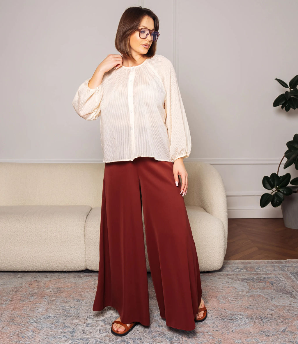 Блуза #КТ73 (2), кремовый - Dommod фото 4