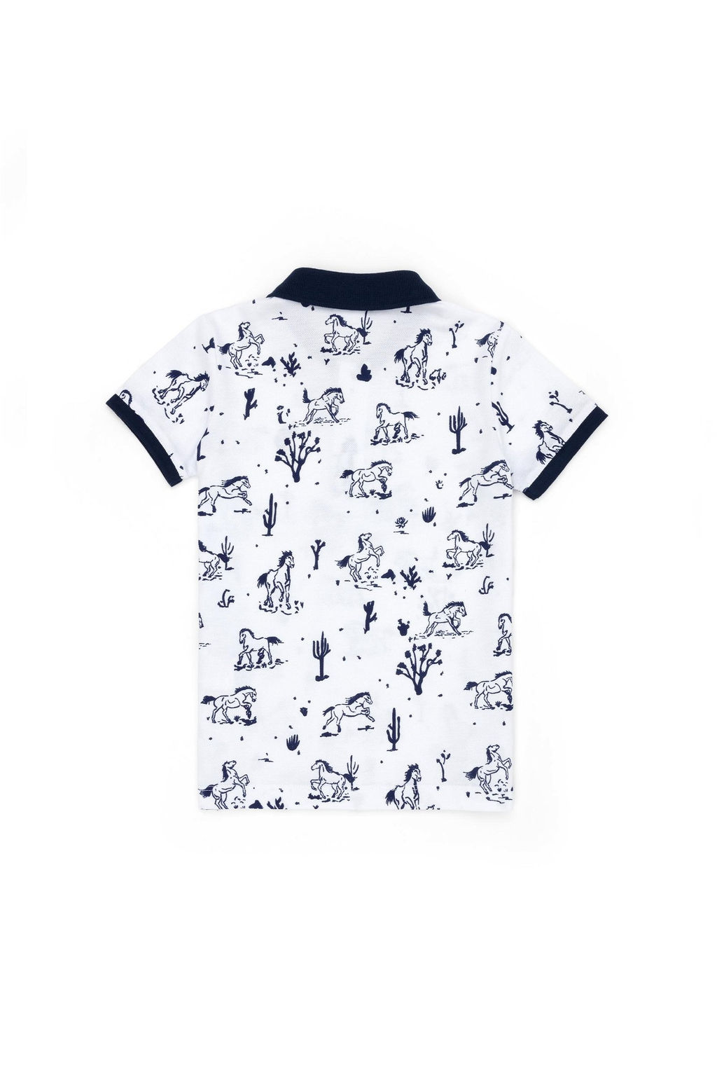 U. S. Polo Assn Белая футболка с воротником-поло для мальчика - U.s. polo assn фото 3