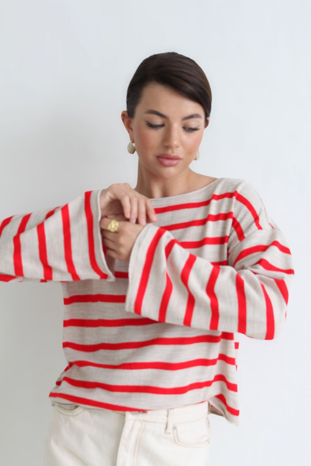 10695 Джемпер в полоску - Martichelli фото 40