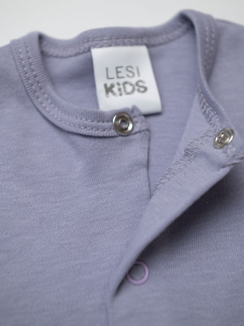 Комбинезон для новорожденного со следом, лиловый - Lesi kids фото 5