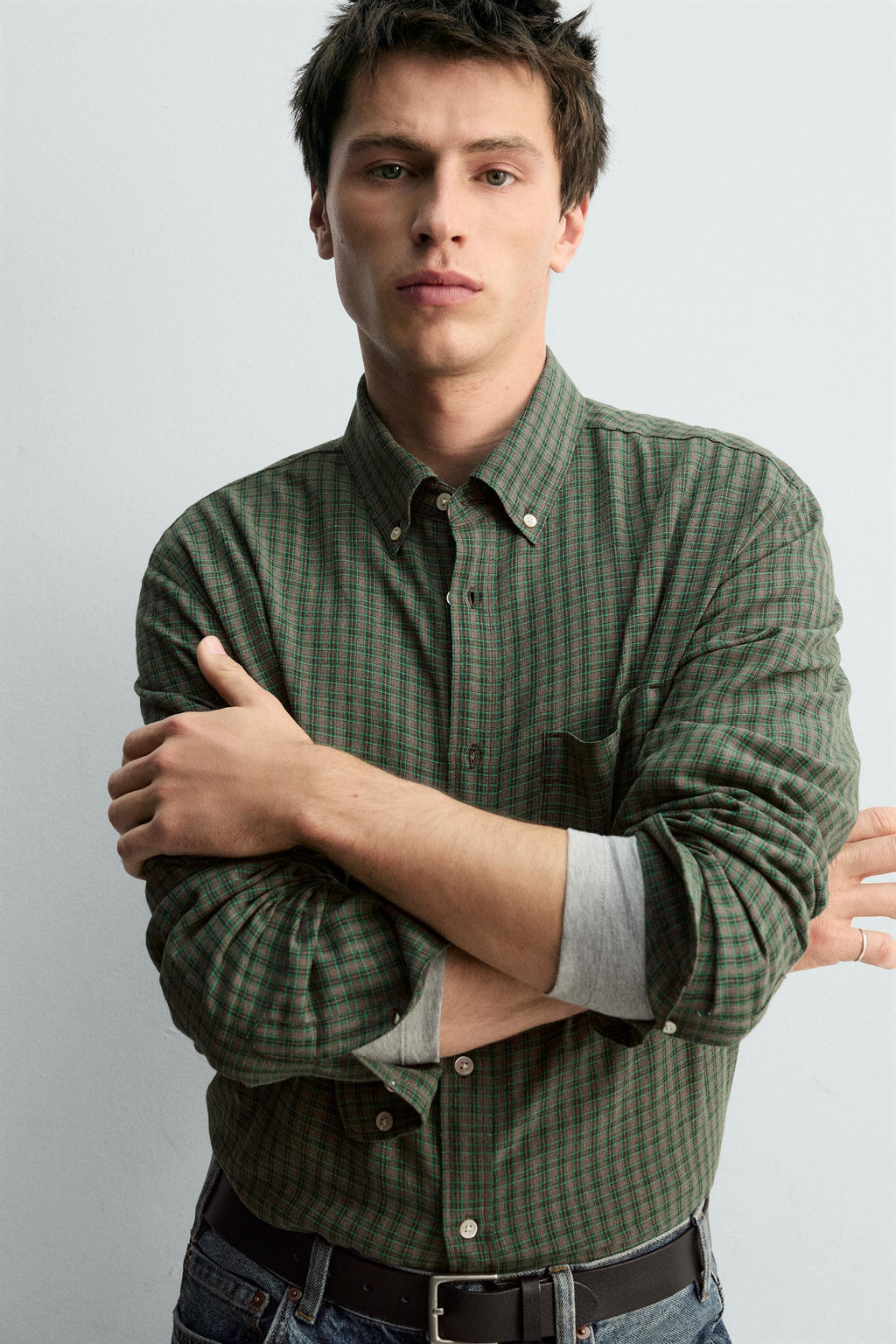 LIMITED EDITION CHECK SHIRT - Zara фото 5