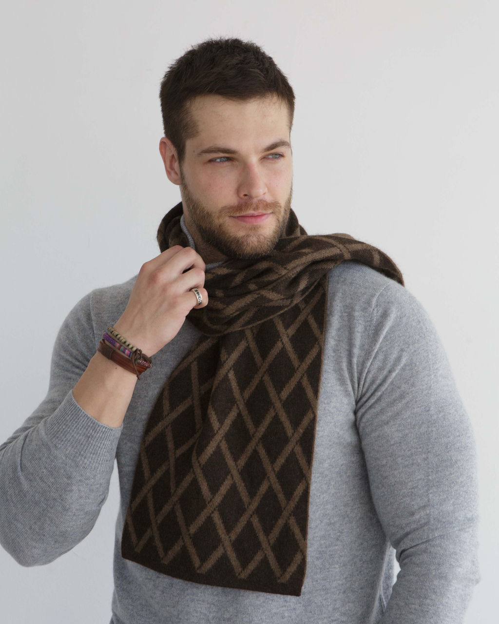 Шарф из пуха яка 3791