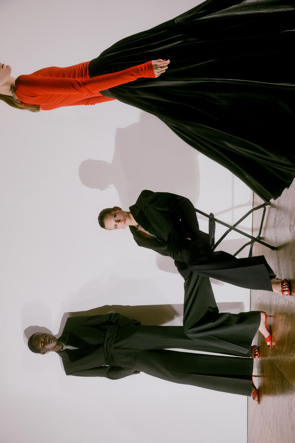 ZW COLLECTION LIMITED EDITION SMOKING JUMPSUIT WITH SASH