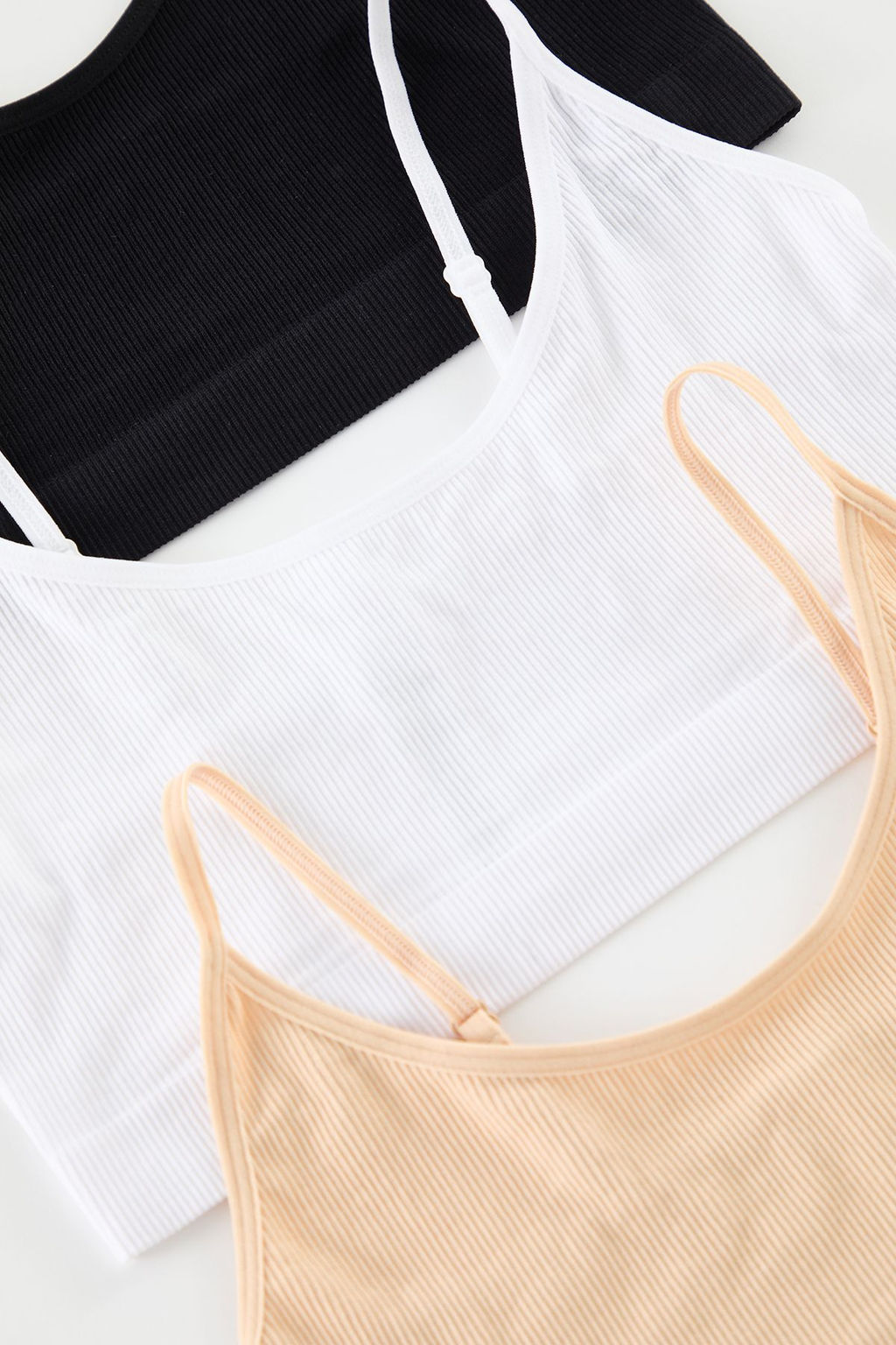 TRENDYOLMILLA Cok Renkli 3lu Paket Seamless/Dikissiz Balensiz Kaps?z Orme Bralette Sutyen THMAW25SU00020  фото 9
