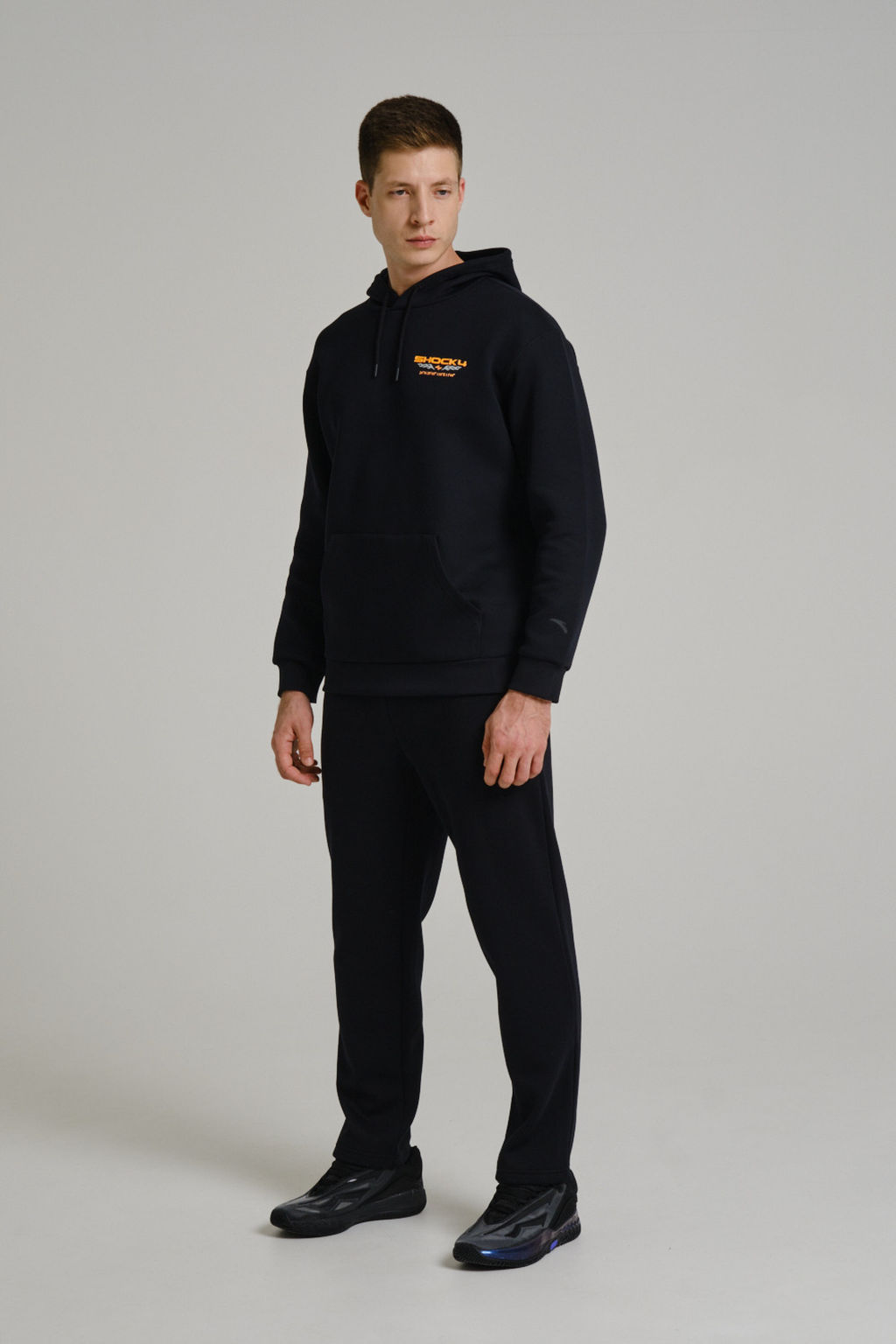 Брюки трикотажные утепленные Черный - Anta фото 2