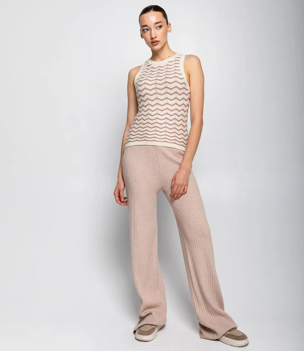 Топ #КТ1660 (1), молочный,пудровый