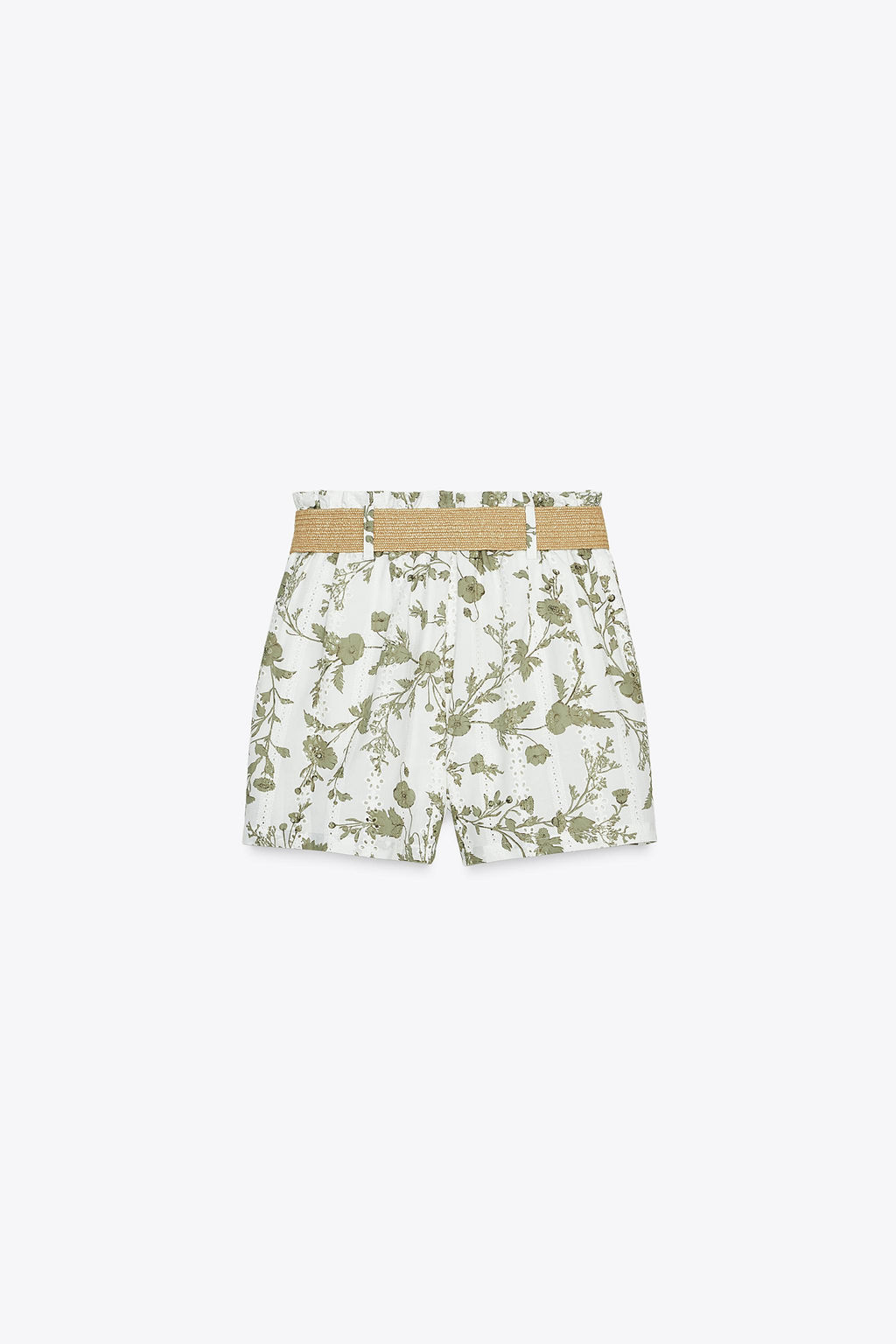 PRINTED BERMUDA SHORTS WITH PERFORATED EMBROIDERY - Zara фото 13