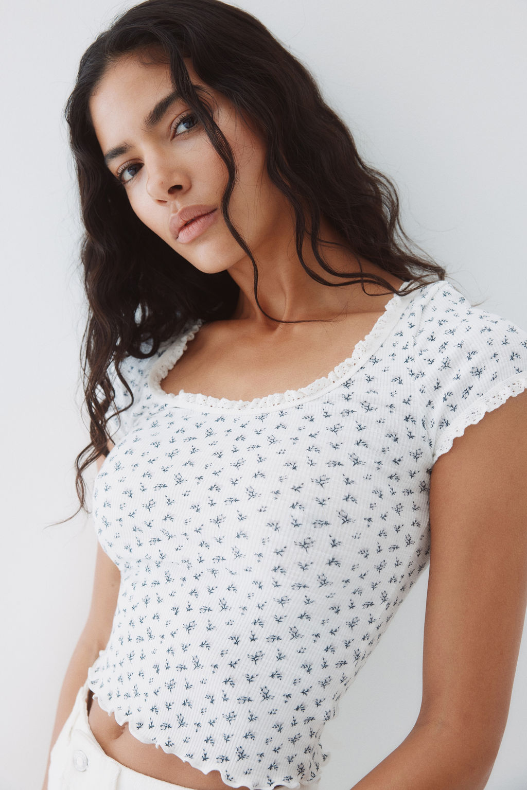 Top con encaje - H&m фото 9