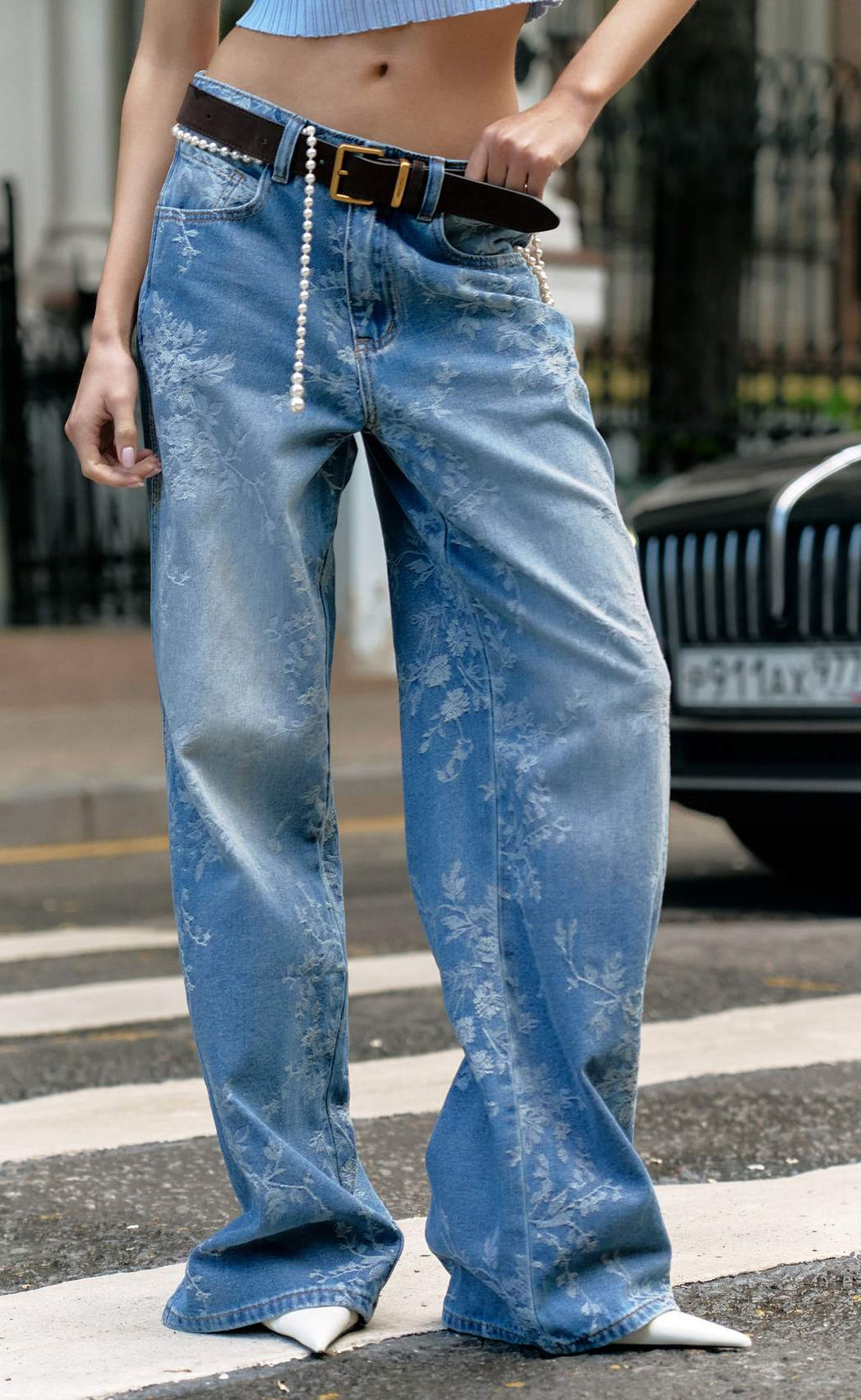 Джинсы P612-0165 l.blue