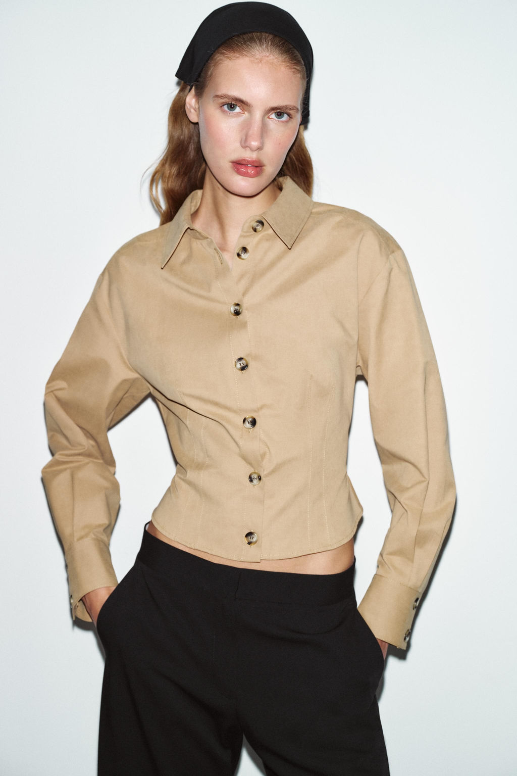 SOFT-TOUCH TAILORED SHIRT - Zara фото 10