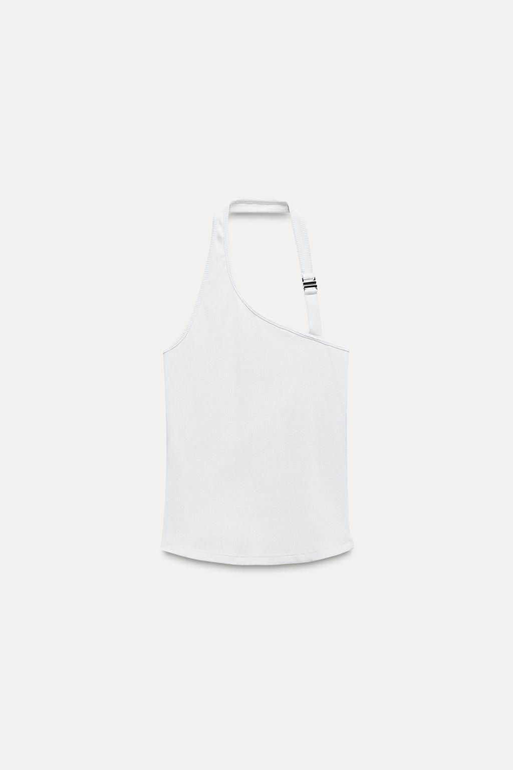 RIBBED HALTER TOP - Zara фото 4
