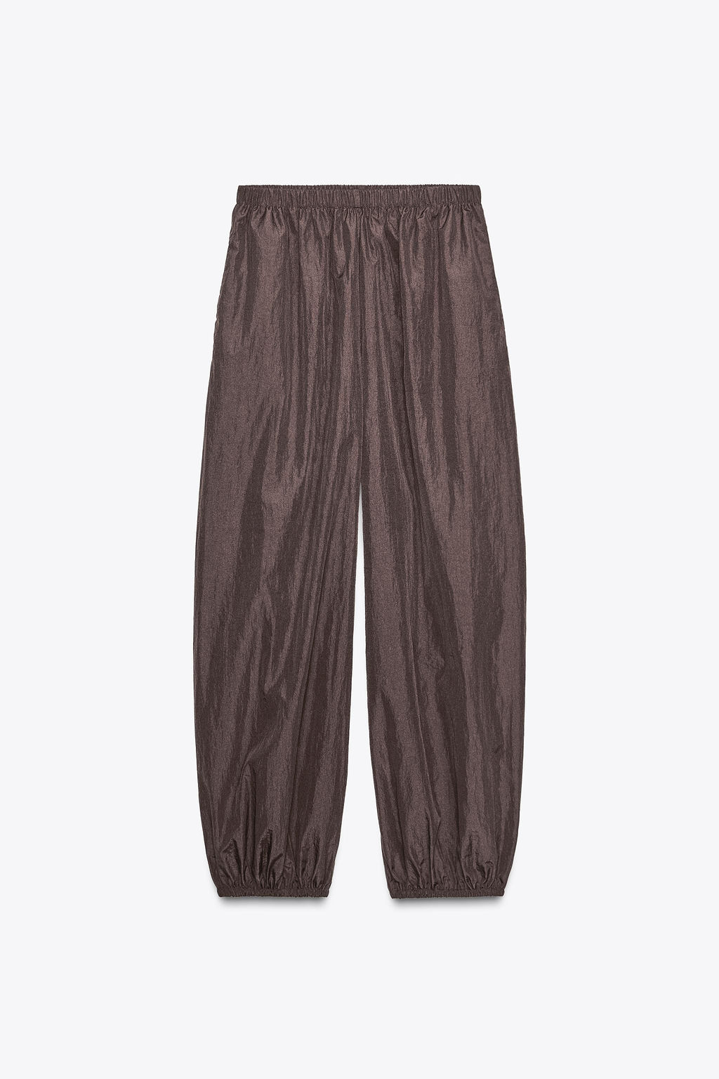 NYLON BALLOON TROUSERS - Zara фото 6