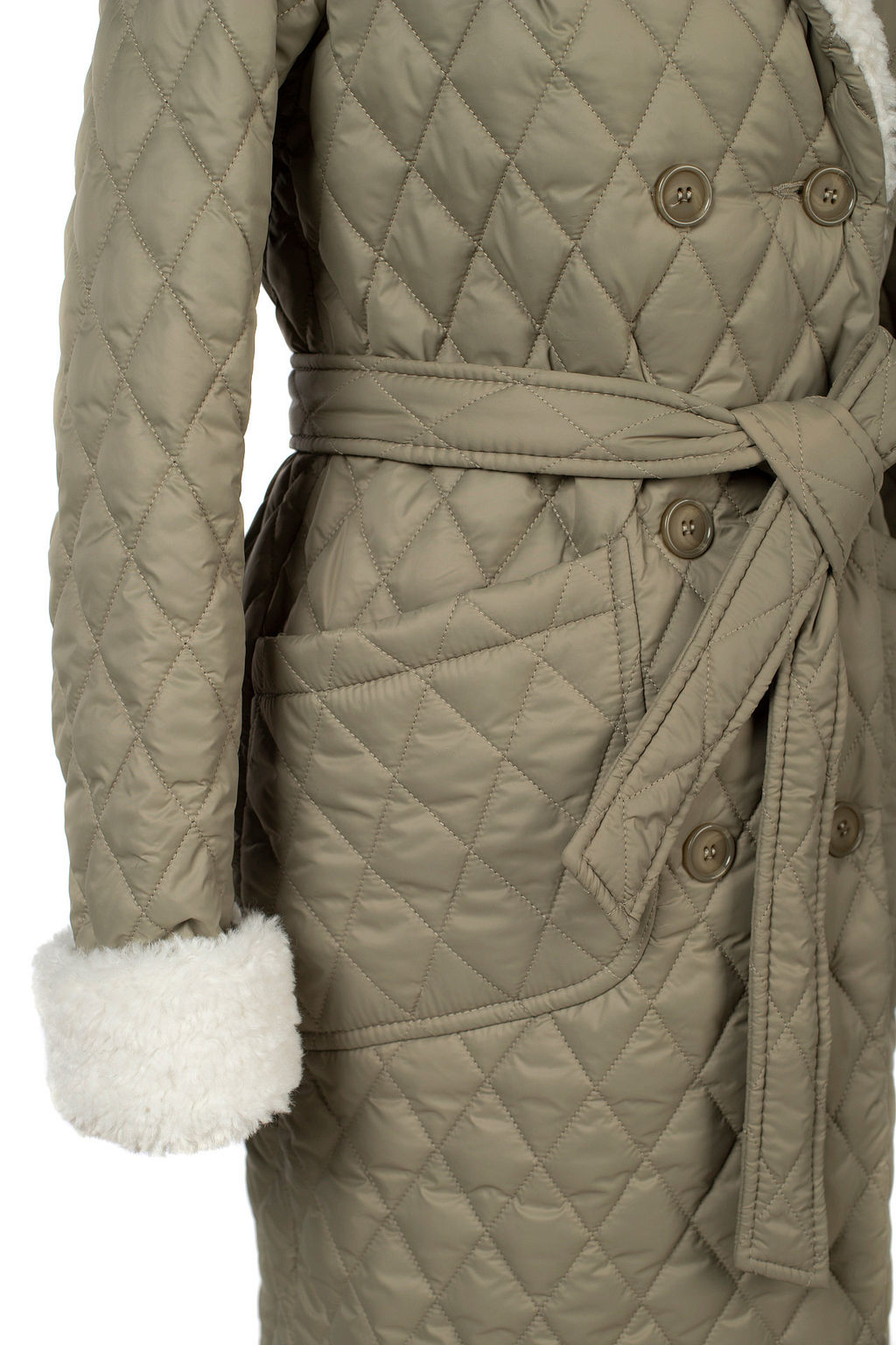 Пальто плащевка+ Утеплитель: Синтепон 150 г/м демисезонное - El podio фото 16