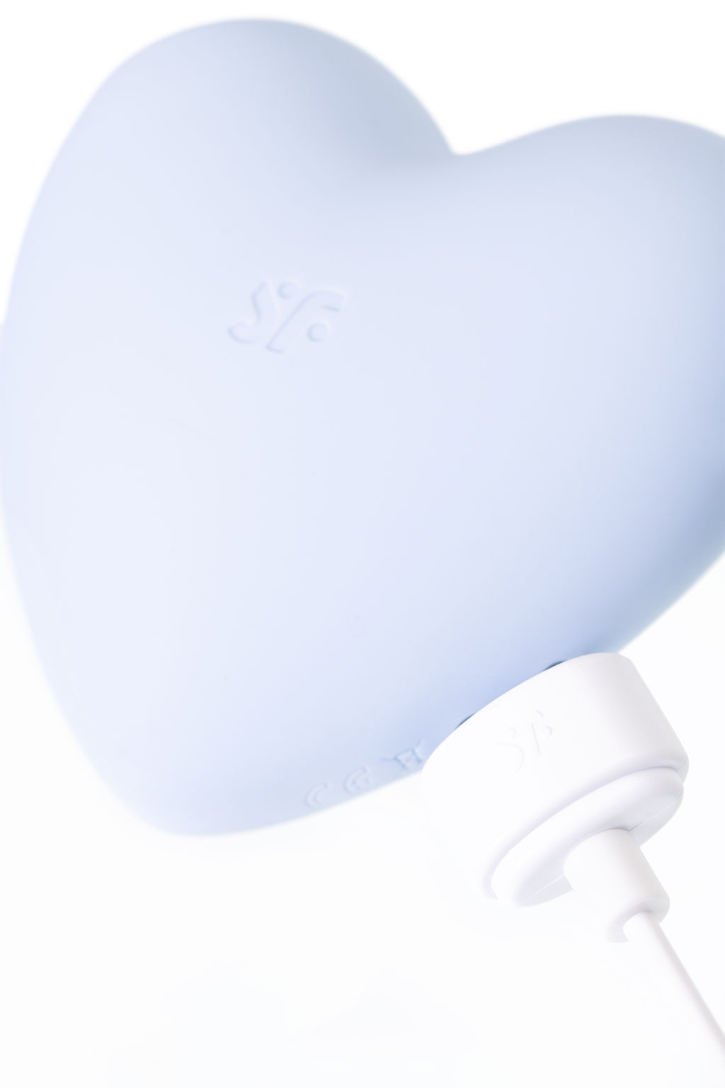 Вакуум-волновой бесконтактный стимулятор клитора Satisfyer Cutie Heart, силикон, голубой  фото 11