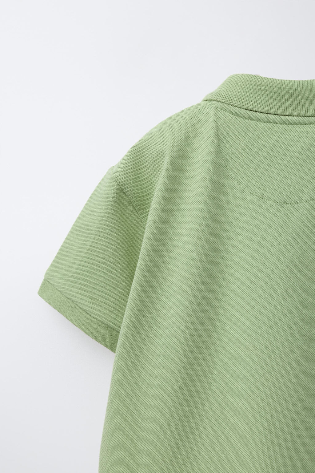 POLO B?SICO PIQU? / Verde medio - Zara фото 4