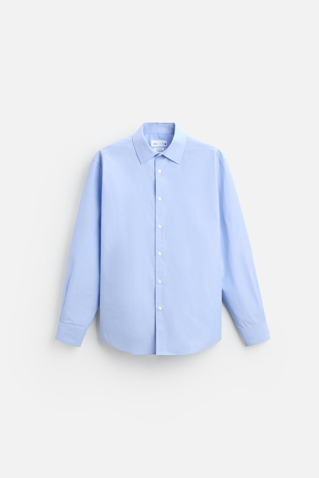 STRIPED EASY CARE SHIRT - Zara фото 6